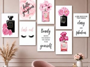 Set of 8 Premium Wall Art Photo Tiles – Modern Home Decor Sets 8x11