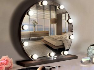 Vanity Mirror Lights - USB Vanity Lights Makeup Lighting 10 Dimmable Light Bulbs - Hollywood Style LED Vanity Mirror Lights Kit for Makeup - Table Bathroom Dressing Room