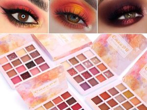 16 Color Eyeshadow Makeup Palette Matte & Shimmer Powder Eye Shadow Kit - Multi Color