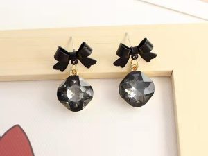 Bow Shape Korean Earrings