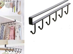 10 hooks Mug Cups Wine Glasses Storage