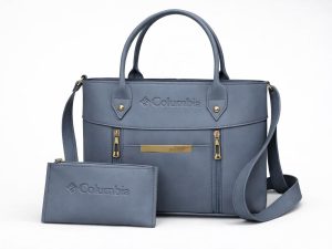 Luxe Signature 2-Piece Tote Handbag Set Blue