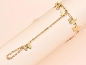 Beautiful Butterfly hand Charm Bracelet For Girls