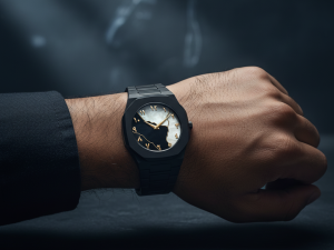 Black Aura Watch Elegant Design