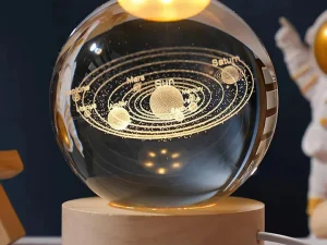 3D Galaxy Crystal Ball Night Light