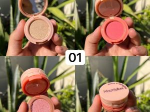 Mocallure 3 in 1 blusher highlighter kit