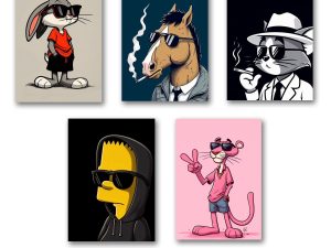 Set of 5 Premium Wall Art Photo